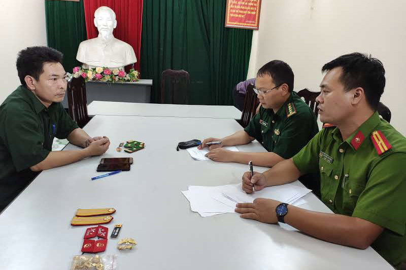 Bắt đối tượng giả danh bộ đội biên phòng